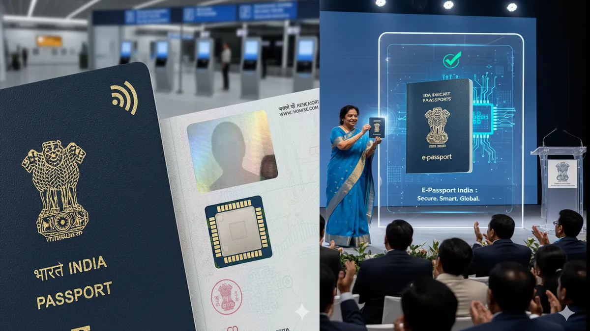 E-passport launched in India