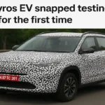Kia Syros EV को भारत में परीक्षण के दौरान पहली बार देखा गया