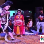 बाराबंकी जागरण में शिव-पार्वती की झांकी के दौरान जीवित अजगर का इस्तेमाल, वन विभाग ने लिया संज्ञान