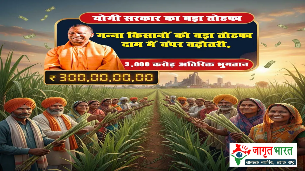 Yogi government's big gift to sugarcane farmers