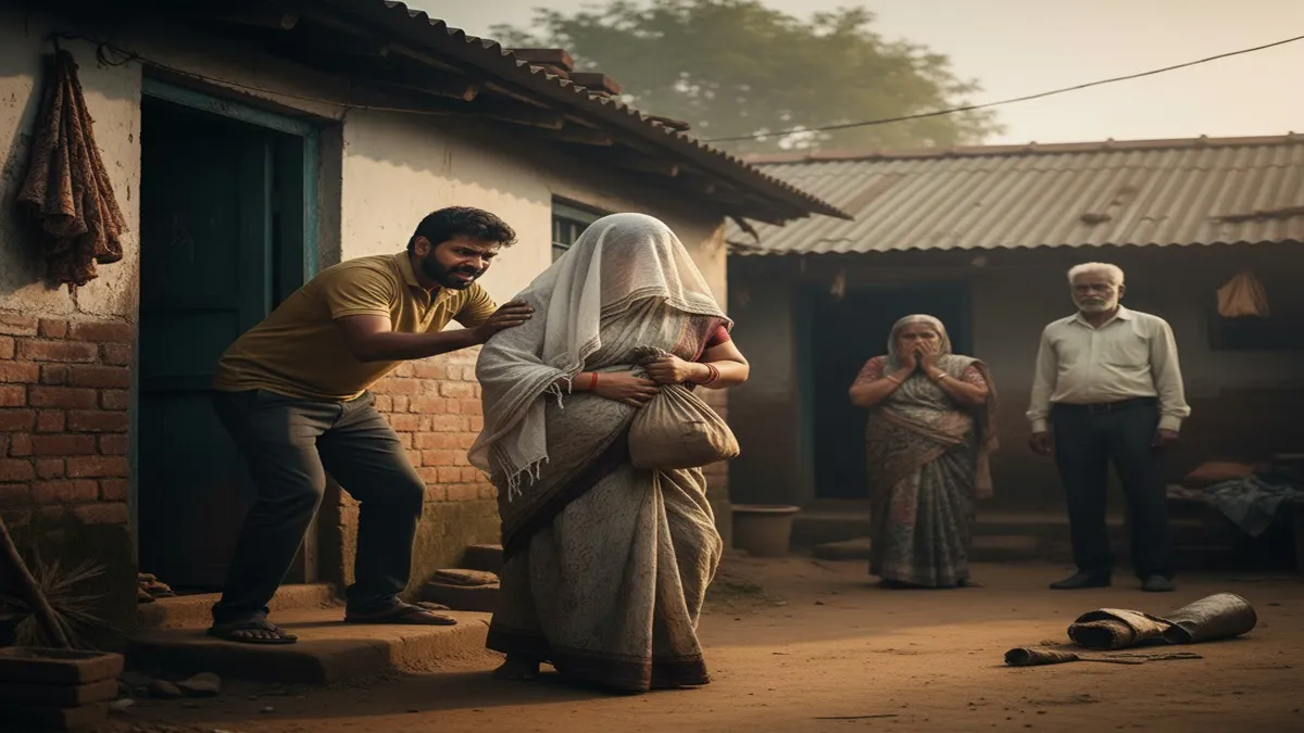 deoria-bariyarpur-husband-beats-pregnant-wife-illegal-affair-suspicion