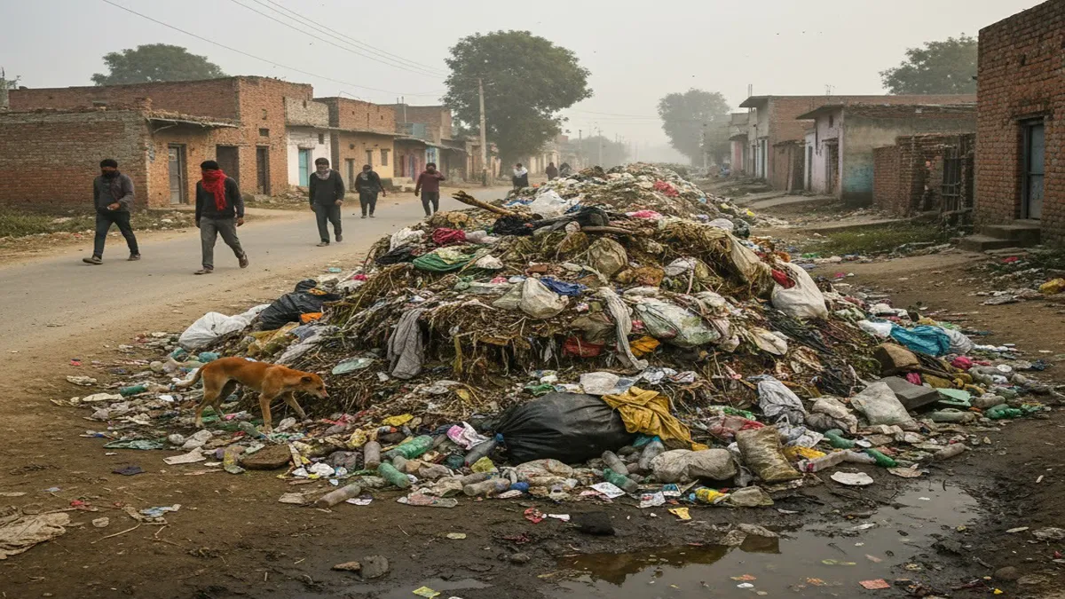 deoria-tarkulwa-garbage-dumping-roadside-cathwalia-infection-risk