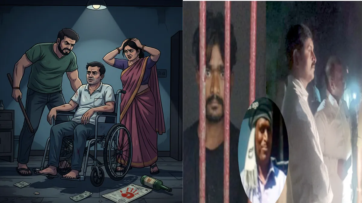 gorakhpur-divyang-ki-hatya-pension-vivad-sharab-ka-lat