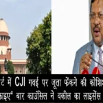 सुप्रीम कोर्ट में CJI गवई पर जूता फेंकने की कोशिश, बोले — “ध्यान मत भटकाइए”; बार काउंसिल ने वकील का लाइसेंस निलंबित किया