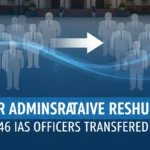 उत्तर प्रदेश में 46 आईएएस अधिकारियों का बड़ा प्रशासनिक फेरबदल