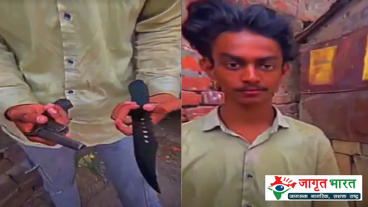 video-of-youth-brandishing-weapon-goes-viral-in-deoria