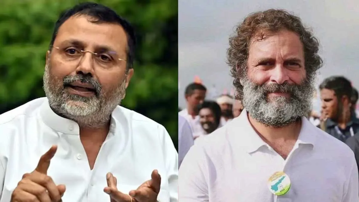 bjp-mp-nishikant-dubey-attacks-rahul-gandhi-raises-questions