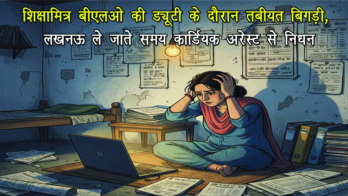 deoria-blo-teacher-ranju-devi-cardiac-arrest-death