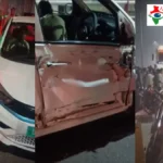 देवरिया: कसया ओवरब्रिज पर ट्रेलर की टक्कर से डॉक्टर दंपती बाल-बाल बचे, चालक हिरासत में