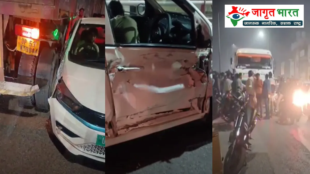 deoria-kasaya-overbridge-accident-doctor-couple-safe-trailer-driver-arrested