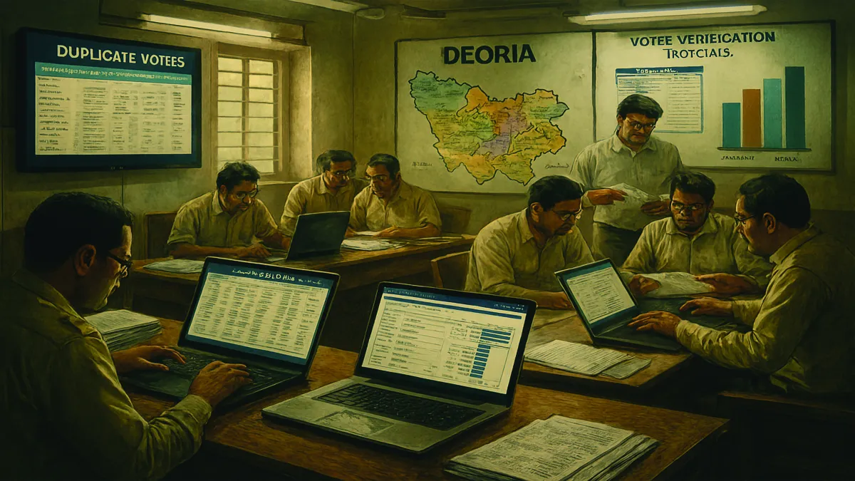 deoria-rudrapur-duplicate-voters-verification-2025