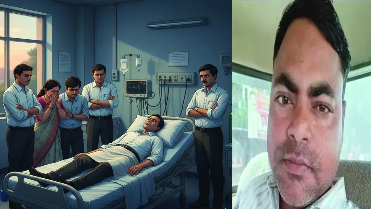 deoria-salempur-lekhpal-aashish-kumar-death-overwork