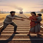 गौरी बाज़ार में दर्दनाक हादसे से पहले टली त्रासदी: मासूम बेटी संग ट्रेन से कटने जा रही महिला की युवक ने बचाई जान