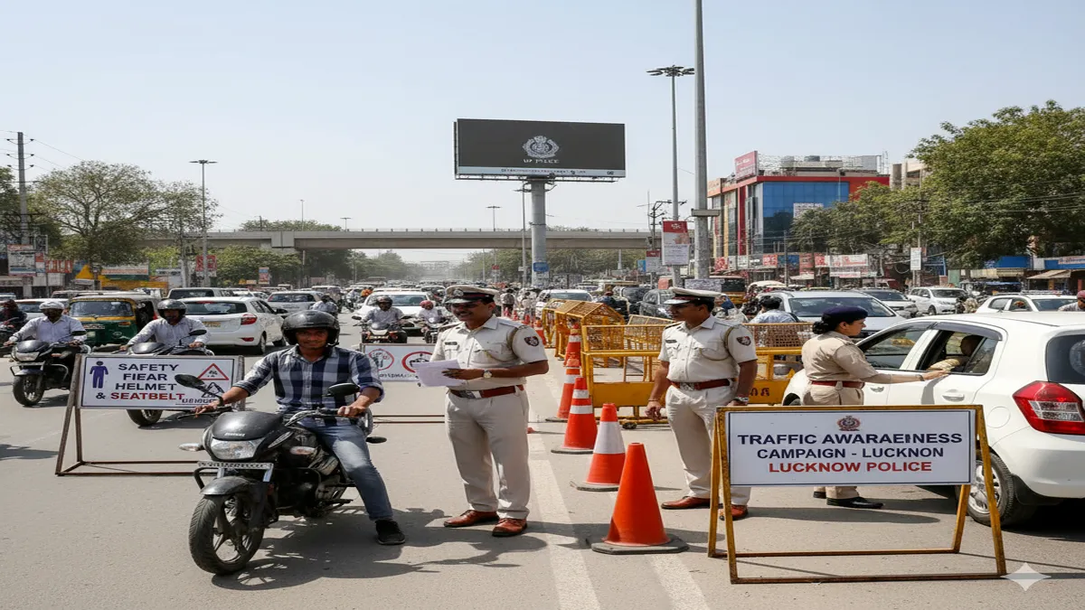 lucknow-traffic-month-strict-action-license-registration-cancel