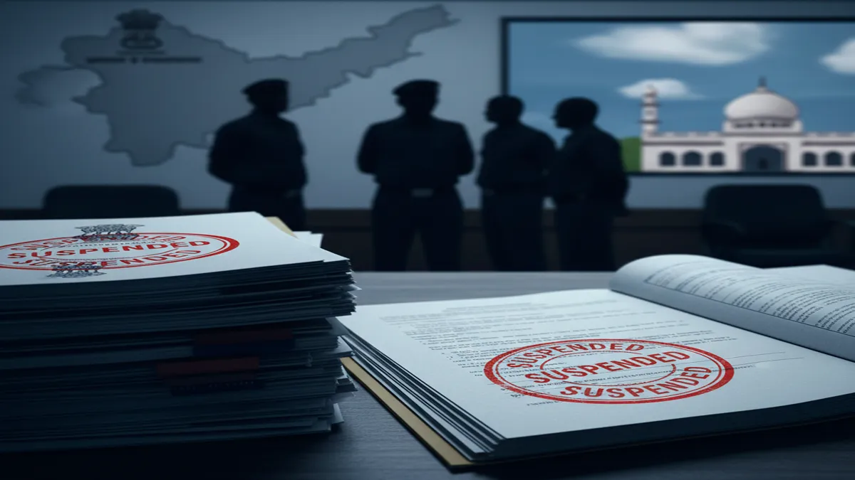 madarsa-shikshak-british-citizenship-illegal-payment-four-officers-suspended-up-news