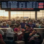 छठा दिन भी जारी संकट: इंडिगो की 22 उड़ानें रद्द होने से लखनऊ एयरपोर्ट पर हंगामा, यात्री बोले- ‘होटल का किराया चुकाते थक गए’