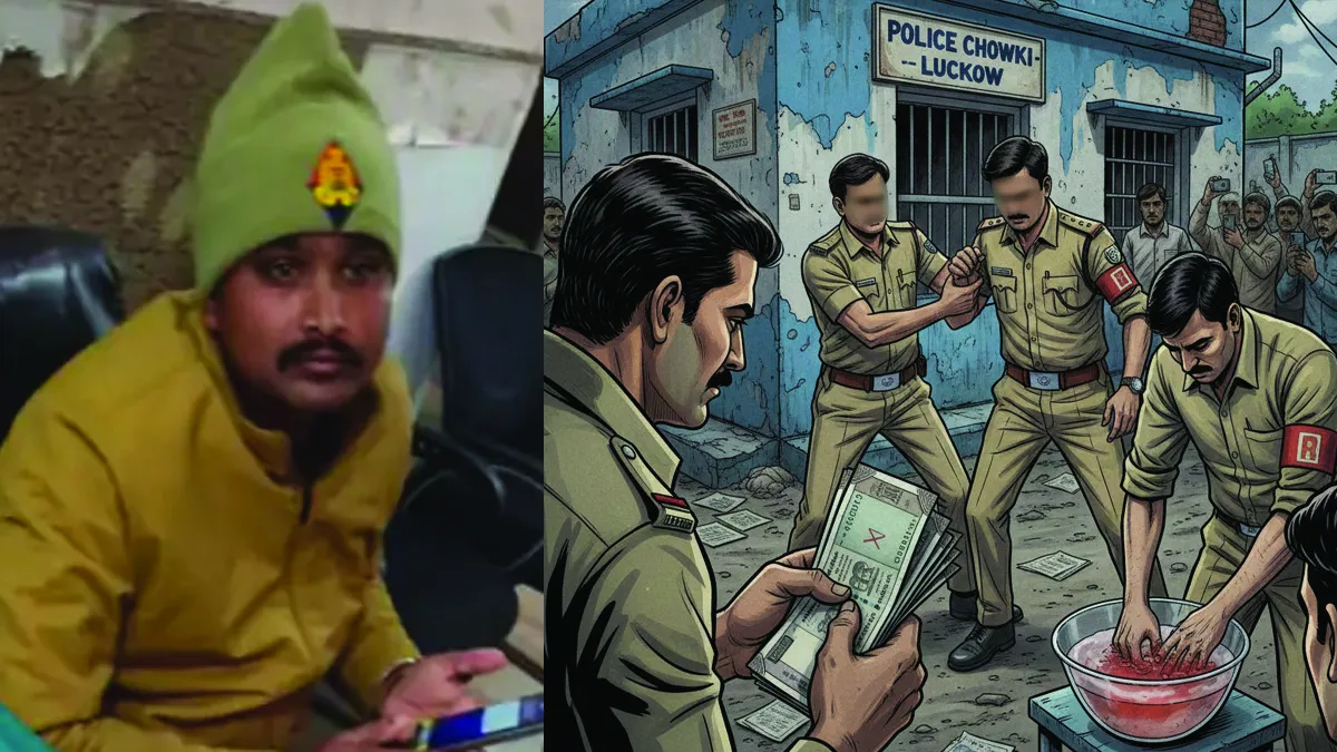 lucknow-daroga-bribe-13000-anti-corruption-arrest