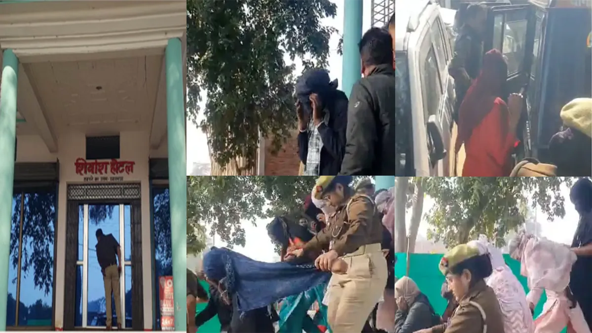 deoria-hotel-prostitution-racket-police-raid