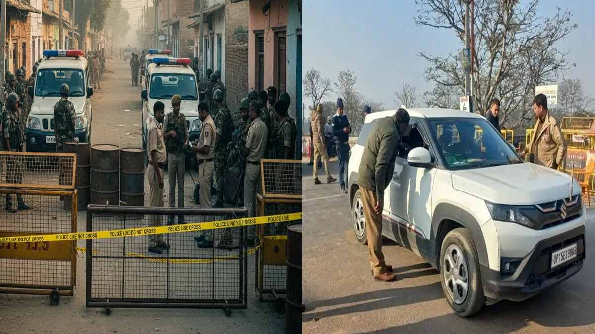 meerut-kapsad-village-undeclared-curfew-police-deployment