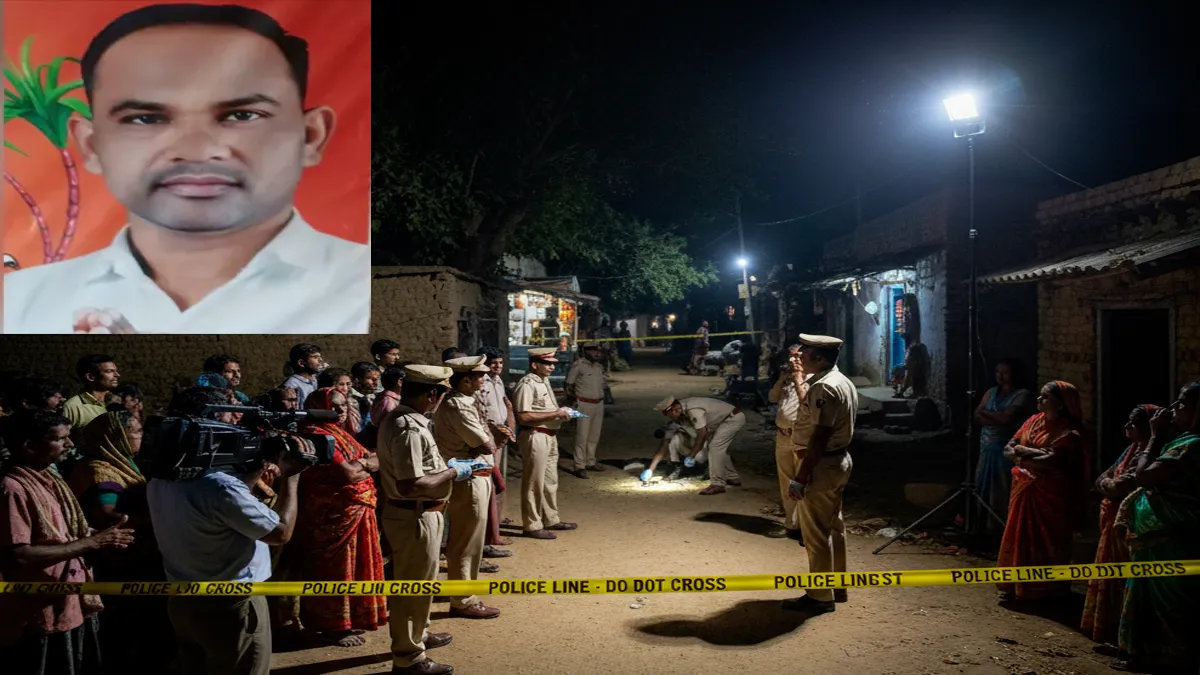 up-panchayat-election-candidate-murder-gorakhpur-land-dispute