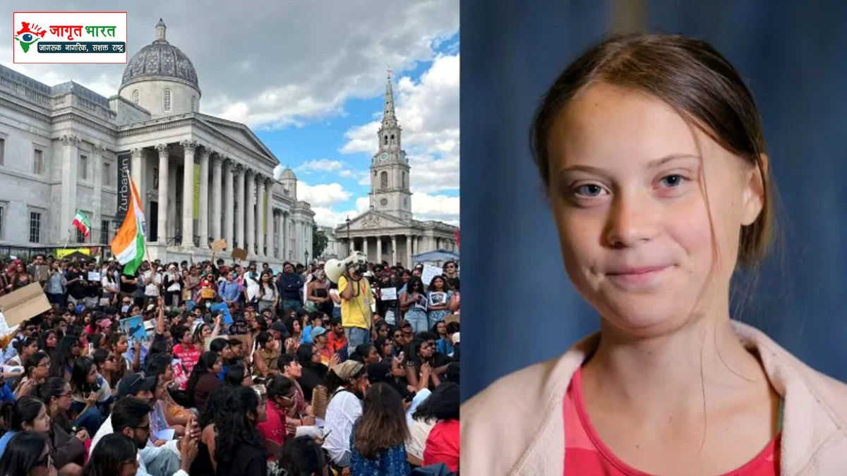 Greta Thunberg in London, Indian