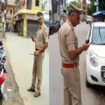 देवरिया में यातायात पुलिस का सघन चेकिंग अभियान, 156 वाहनों के चालान, 2 सीज